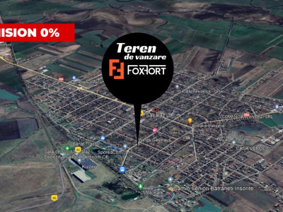 COMISION 0% Teren intravilan 1141 mp pretabil constructii, Sacalaz 